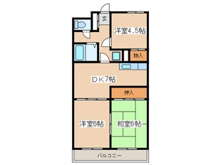 サンハイツ櫻台の物件間取画像